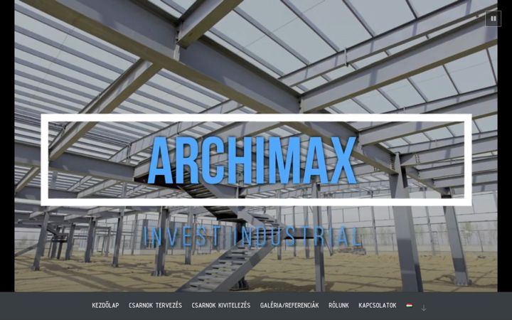 Screenshot of archimax.hu