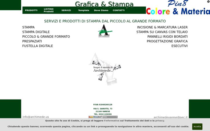 Screenshot of archimede.us
