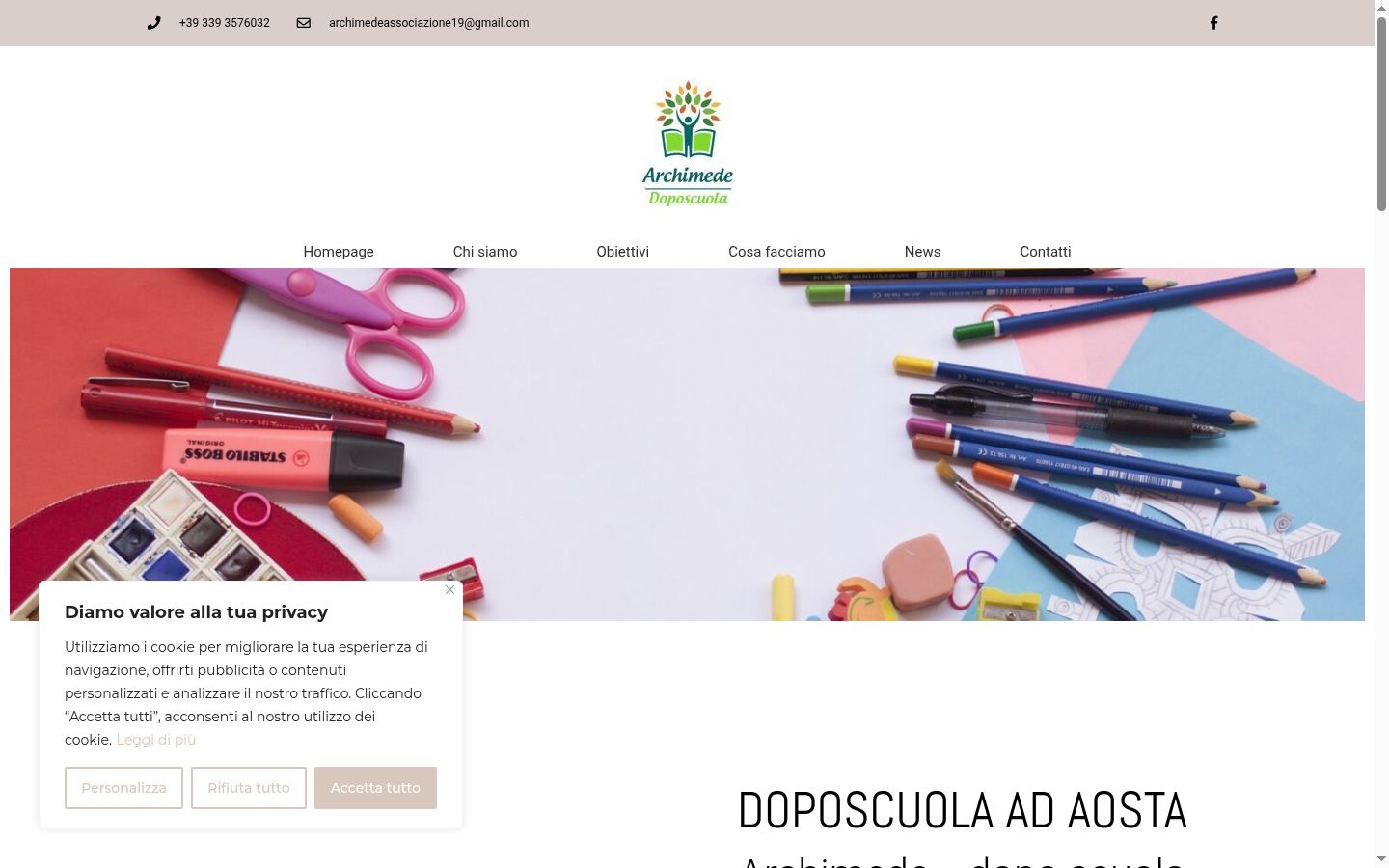 Ekrānuzņēmums ar piekrišanas baneri, kas tika rādīts pirms jebkādas mijiedarbības