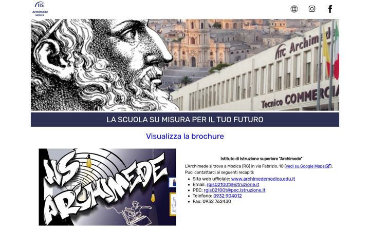 Screenshot von archimedeorienta.it