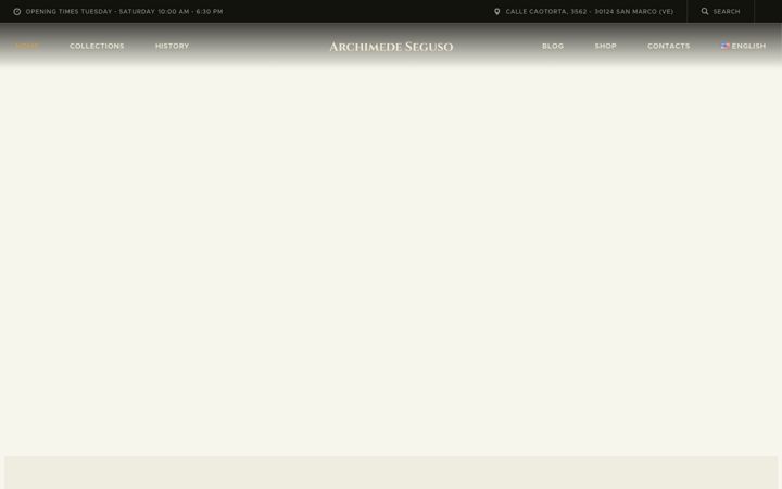 Screenshot stránky archimedeseguso.it