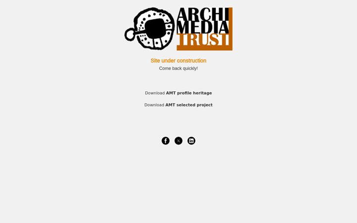 Screenshot του archimediatrust.org