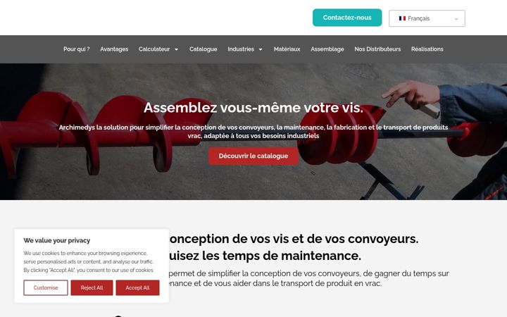 Screenshot του archimedys.fr