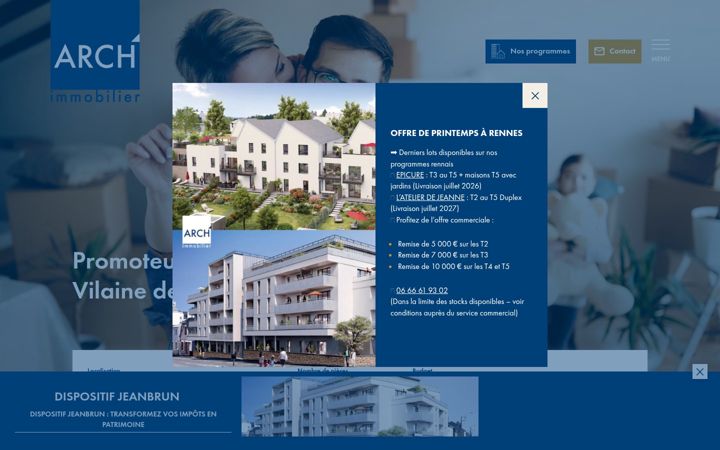 Screenshot του archimmobilier.fr