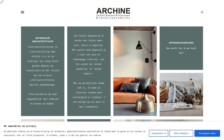Screenshot of archine.be