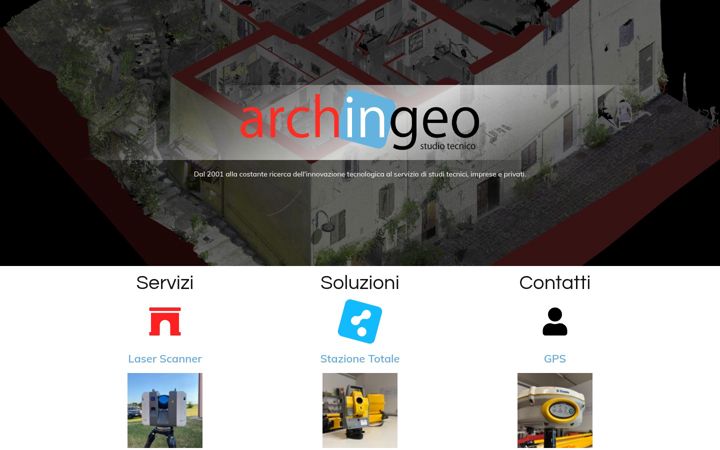 Screenshot of archingeo.com