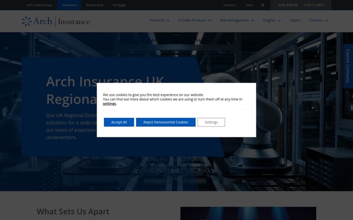 Képernyőkép: archinsurance.online