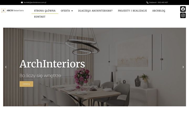 Képernyőkép: archinteriors.com.pl