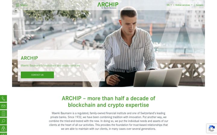 Screenshot of archip.ch