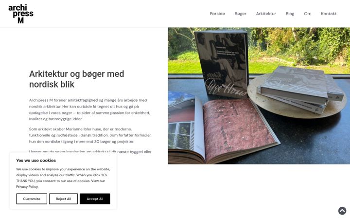 Screenshot of archipress.dk