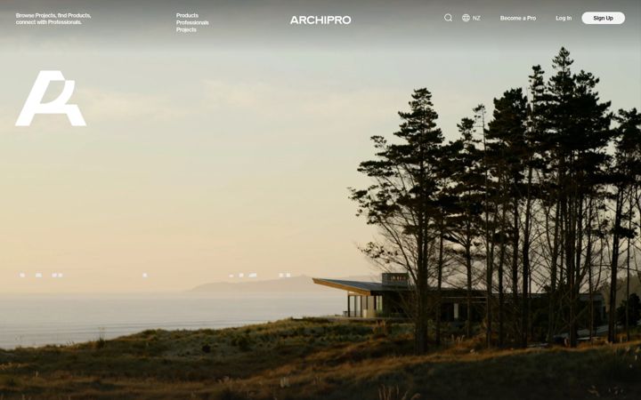 Screenshot of archipro.co.nz