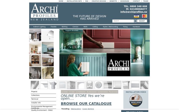 Zrzut ekranu archiprofiles.com