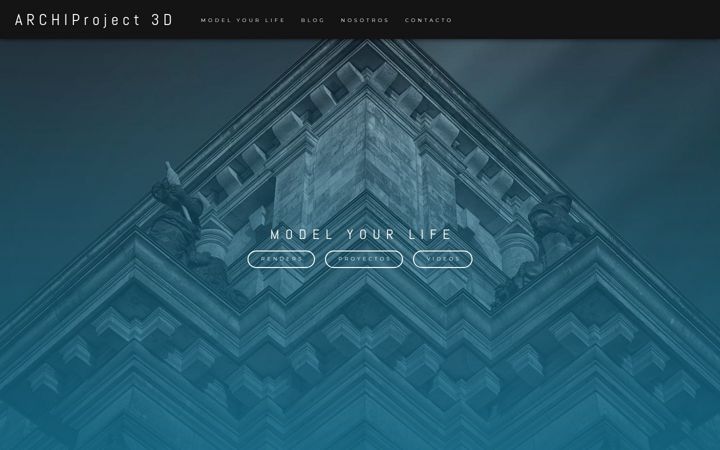 Zrzut ekranu archiproject3d.com