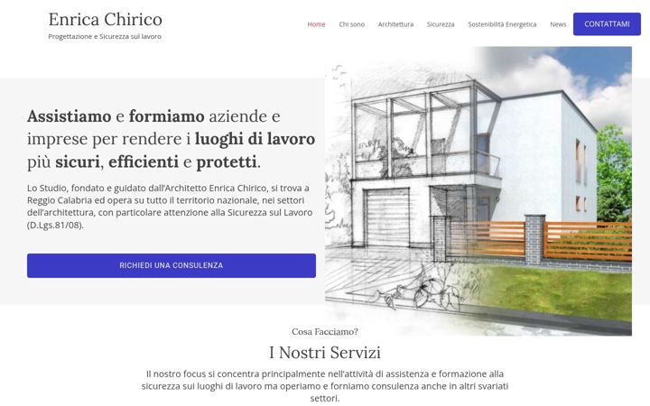 Screenshot of archirico.it
