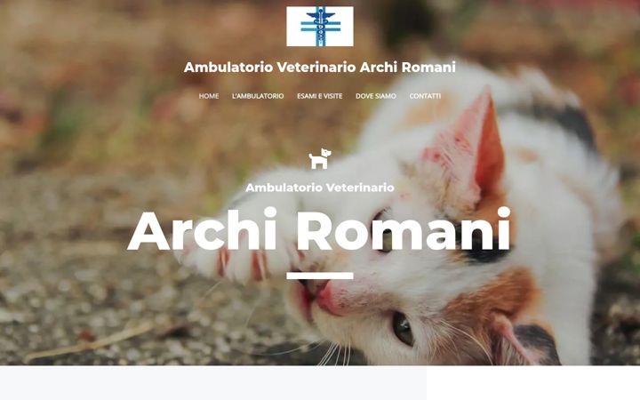 Screenshot of archiromani.it