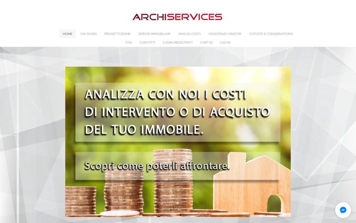 Ekrānuzņēmums no archiservices.it