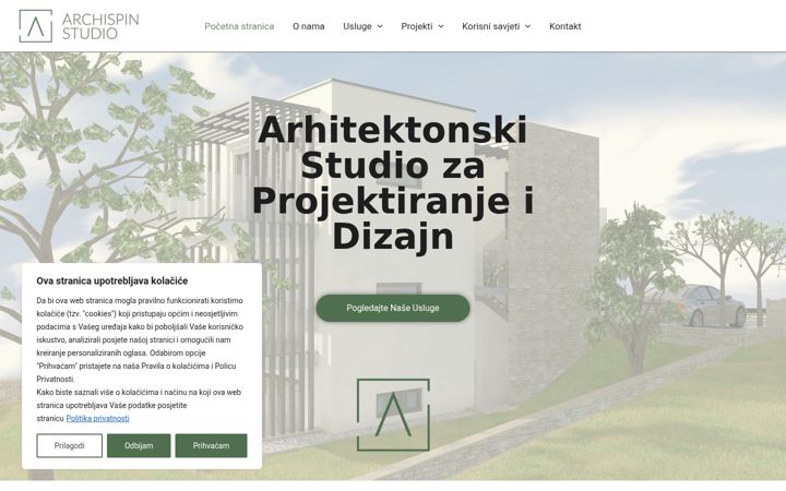 Screenshot of archispinstudio.hr