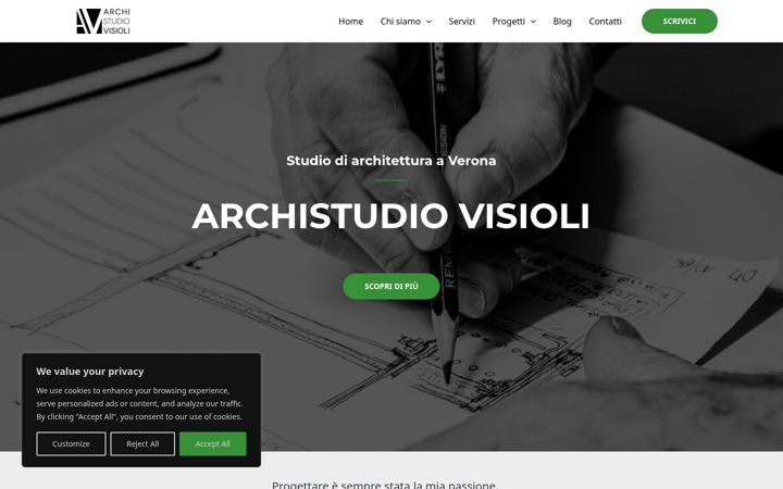 Ekrānuzņēmums no archistudiov.it