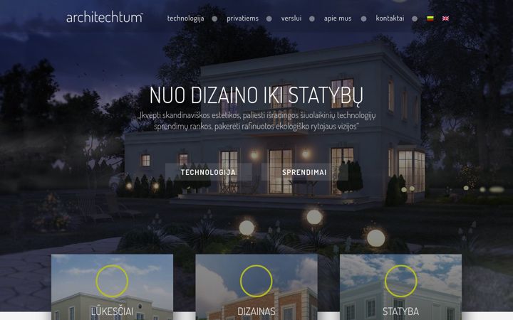 Screenshot of architechtum.com