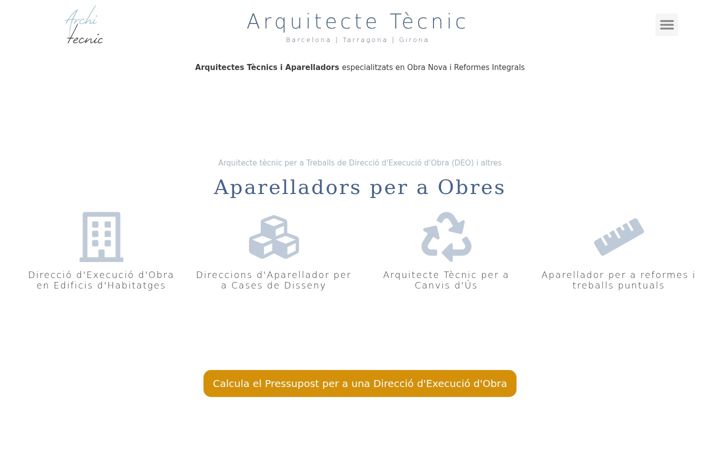 Captura de ecrã de architecnic.cat
