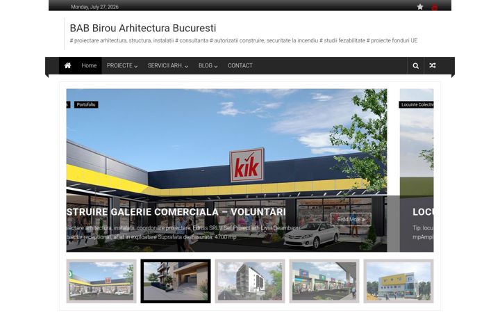 Screenshot of architectaj.ro