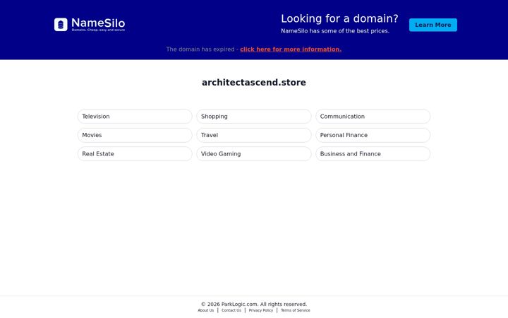 Screenshot of architectascend.store