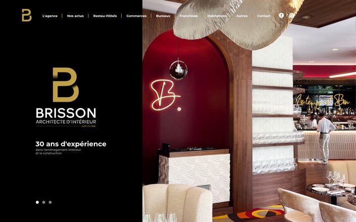 Screenshot of architecte-interieur-brisson.com