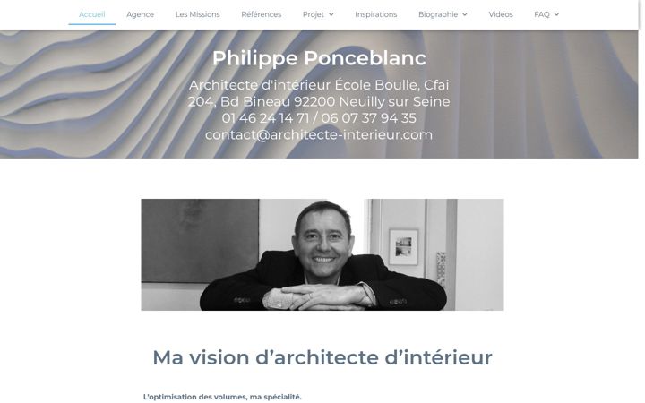 Screenshot of architecte-interieur.com