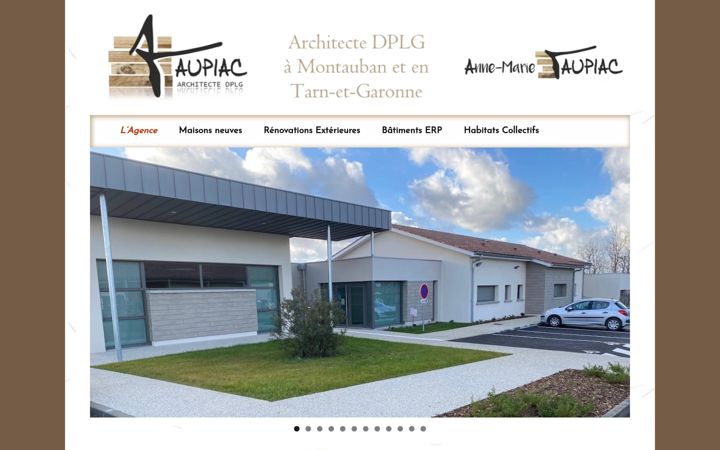 Screenshot of architecte-montauban.com
