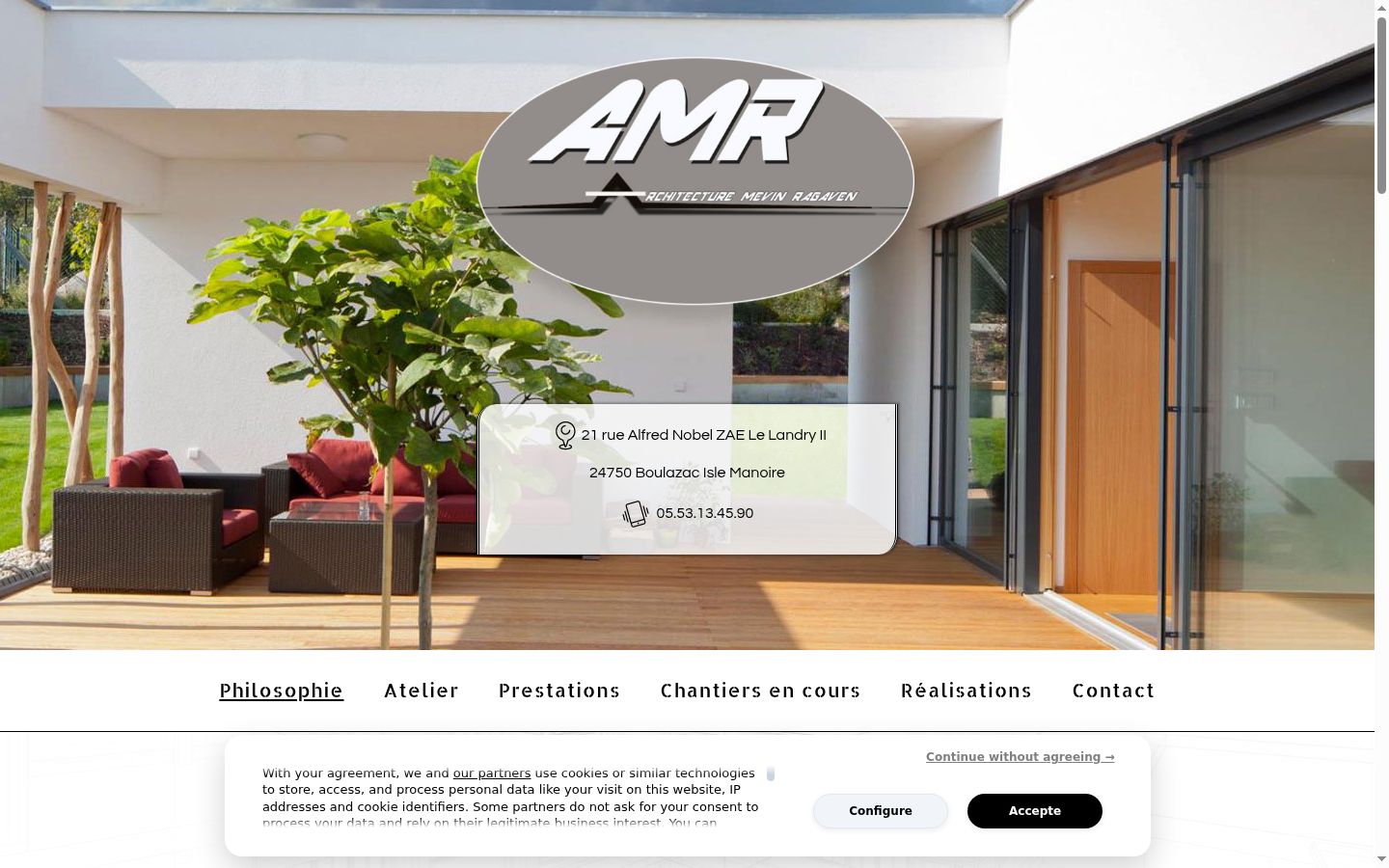 Screenshot tal-banner tal-kunsens muri qabel kwalunkwe interazzjoni