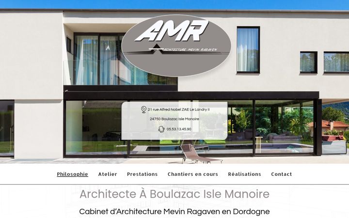 Screenshot of architecte-ragaven-dordogne.fr