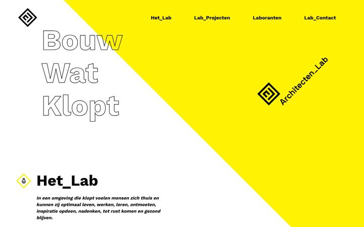 Ekrānuzņēmums no architectenlab.nl
