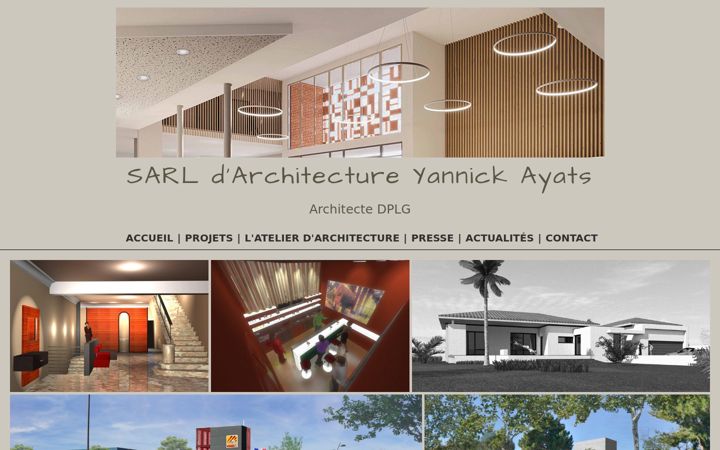 Screenshot of architectes-ayats-romero.com