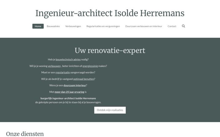 Screenshot ta' architectisolde.be