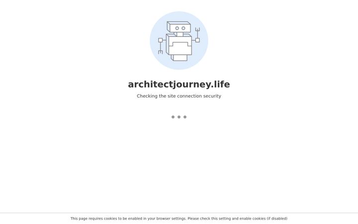 Screenshot of architectjourney.life