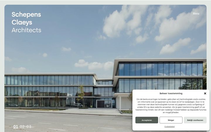 Screenshot of architectschepens.be