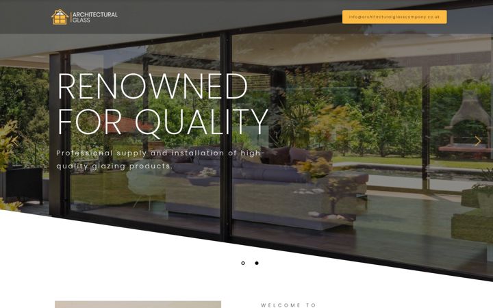 Screenshot of architecturalglasscompany.co.uk