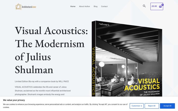 Screenshot of architecturalicons.com
