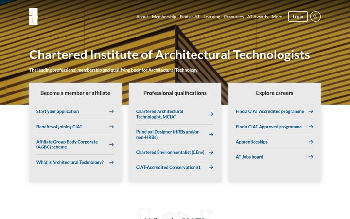 Screenshot of architecturaltechnology.com
