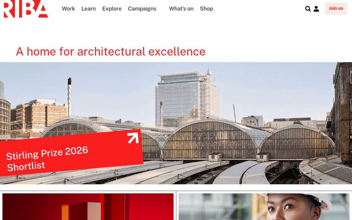Captura de ecrã de architecture.com