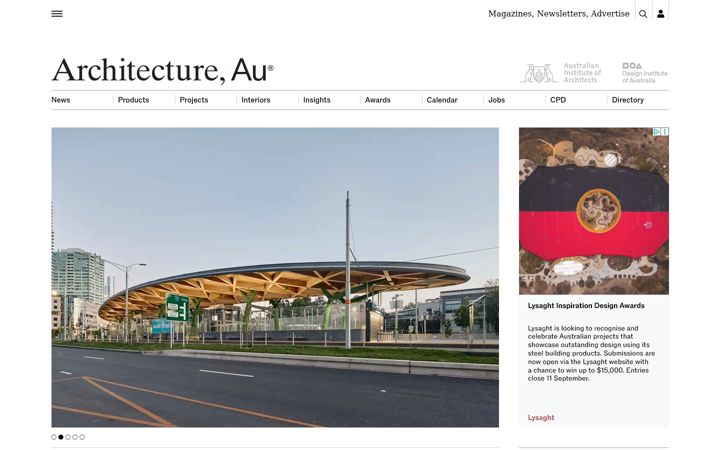 Screenshot of architectureau.com
