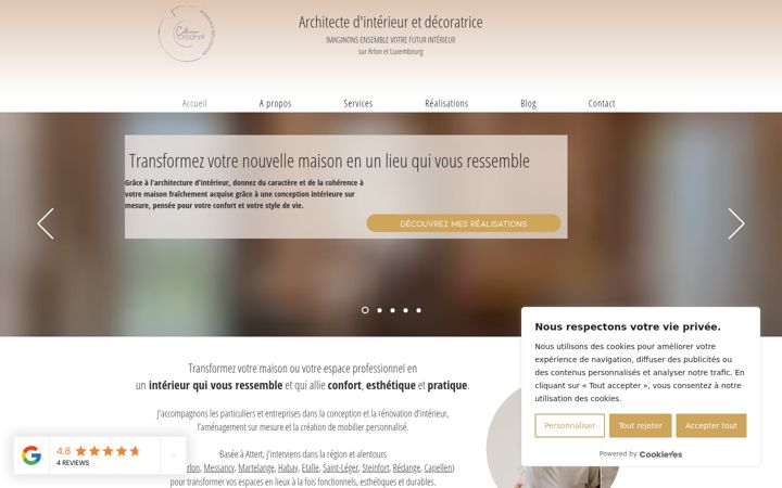 Screenshot of architectureinterieur-crochetcatherine.com