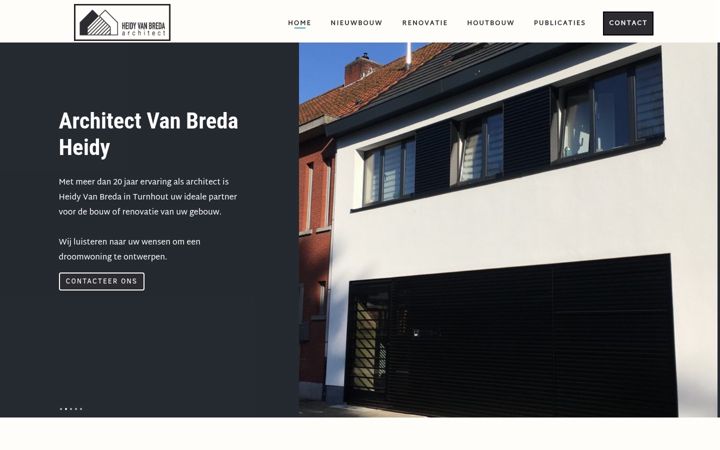 Screenshot of architectvanbreda.be