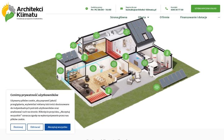 Screenshot of architekci-klimatu.pl