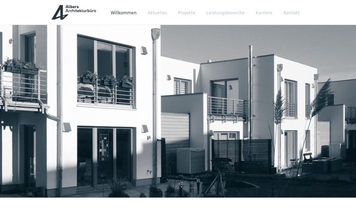 Screenshot van architekt-albers.de