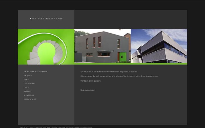 Screenshot of architekt-austermann.de