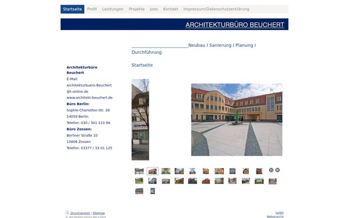 Screenshot of architekt-beuchert.de