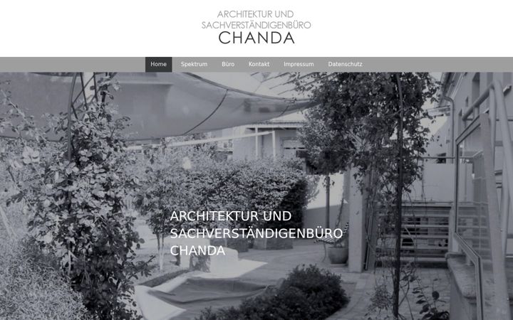 Skjermbilde av architekt-chanda.de