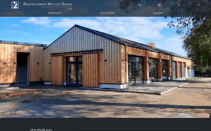 Skjermbilde av architekt-dimmer.de