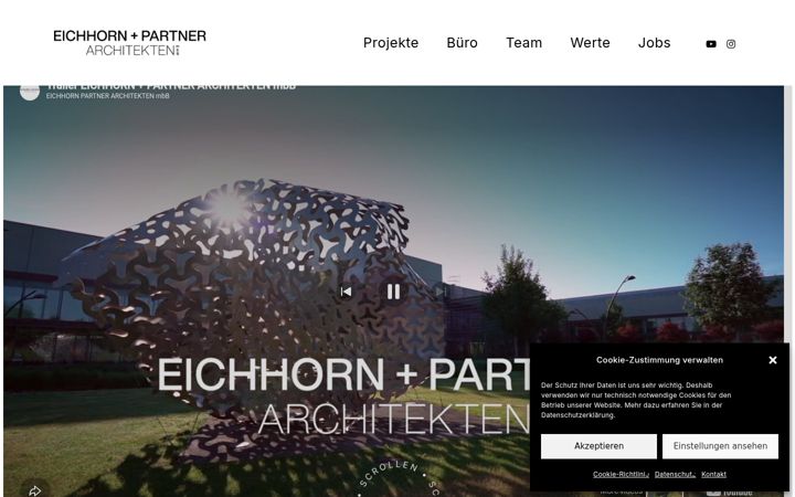 Skjermbilde av architekt-eichhorn.de